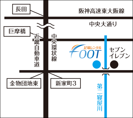 大阪本社地図